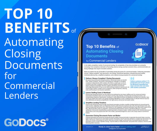 Top 10 Benefits of Automating Closing Documents